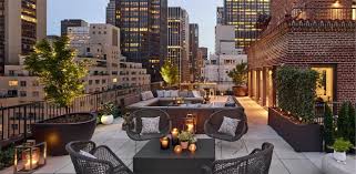 Terrace For The Penthouse At The Quin Nyc Terrace Roof Garden Pent House