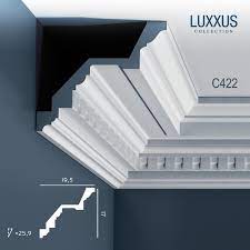 Corniche Moulure Cimaise Orac Decor C422 Luxxus Decoration De Stuc Profil Decoratif Du Mur 2 M Corniches Plafond Corniches Corniche