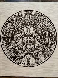 star wars aztec calender manufactur3d star wars aztec calender manufactur3d