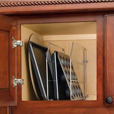 A No Brainer For Organizing Today S Kitchens Rev A Shelf Tray Dividers Are A Practica In 2020 Bakeware Organization Cabinets Organization Kitchen Cabinet Organization