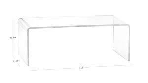 Peekaboo Acrylic Coffee Table Reviews Cb2 In 2020 Acrylic Coffee Table Coffee Table Acrylic Table