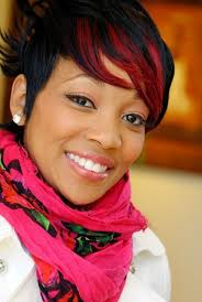 If you have plain black hair a touch of. Short Black Red Haircut For Black Women Hairstyles Weekly