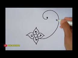 Batik parang ini sering di pilih sebagai motif batik yang paling mudah untuk gambar. Keren Bagus Cara Menggambar Batik Motif Hias Mudah Cara Hebat Di 2020 Rabab Minangkabau