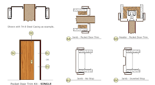 Single Pocket Doors Door Trims Door Frame