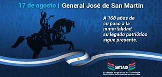 Agradecemos a la profesora valeria garcía la preparación del acto virtual en conmemoración de un nuevo aniversario del fallecimiento del general josé de san . 17 De Agosto General Jose De San Martin