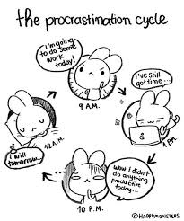 Image result for procrastination pictures cartoons