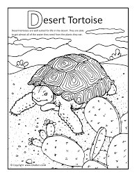 Desert Tortoise Coloring Page Desert Tortoise Desert Animals Animal Habitats