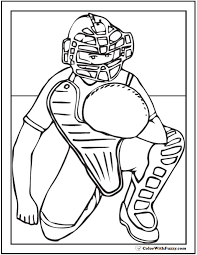 Welcome to our collection of free baseball coloring pages. Baseball Coloring Pages Pitcher And Batter Sports Coloring Pages
