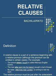 First, remember that a clause is a group of words that has both a subject and a verb. Relative Clause Presentation Clause Morphology