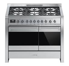 Cocina de gas con horno (gas butano) meireles con compartimento para la bombona de gas (en amazon por unos 500 euros)horno de gas natural. Cocina Gas Smeg A2 81 6 Zonas 2 Hornos 100 Cm Acero Inoxidable Gas Natural