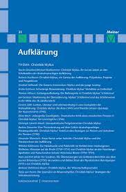 284 s., 44 s/w abb., preis: Aufklarung Band 31 Christlob Mylius Ein Kurzes Von Nacim Ghanbari Isbn 978 3 7873 3817 7 Fachbuch Online Kaufen Lehmanns De