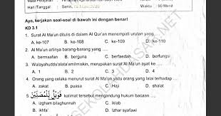 Sebutkan persamaan dan perbedaan antara mubtada, khabar mubtada, isim kana, dan khabar inna!yang ngasal dilaporkan! Soal Penilaian Tengah Semester 2 Kelas 5 Mapel Pai Bp Sekolahdasar Net