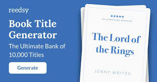 Sci Fi Book Title Generator The Ultimate Bank Of 10 000 Titles