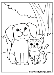 When it gets too hot to play outside, these summer printables of beaches, fish, flowers, and more will keep kids entertained. Dog And Cat Coloring Pages Updated 2021