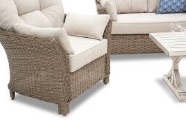 Outdoor lounge chairs australia fires did it start. Natural Brushed Vintage Miami 4 Piece Outdoor Lounge Setting Amart Furniture