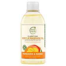 Petal Fresh Pure Mandarin Mango Clarifying Body Massage Oil 5 5 Oz Walmart Com Massage Oil Body Massage Pure Products