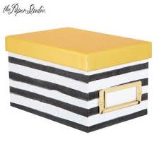 Black And White Striped Ribbon Hobby Lobby Black White Striped Mini Photo Box With Gold Lid Photo Box Mini Photo Black White Stripes