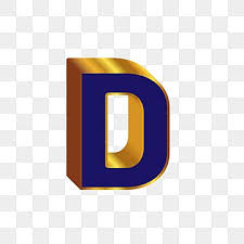 3d Alphabet D Png Gold Png In 2021 3d Alphabet Logo Design Template Alphabet Symbols