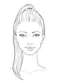 Hairstyles Drawing Fashion Hairstylesdrawing Drawing Hairstyles For Drawing Hairstyles Face Chart Moda Karalamalari Dijital Renklendirme Egitimleri