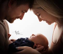 Newborn photoshoot with 12-day-old Edward