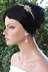 LEAF BRIDAL Earrings With a Large Crystal Drop and a Rhinestone Ball,  Perfect for a Rustic Wedding, Wedding Earring, Nature, Leaf