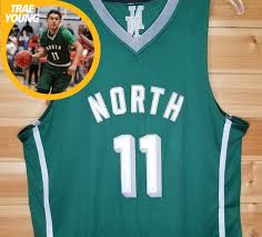 When he stripped off his warmup jacket on sunday, hours after the death of kobe bryant, he was wearing something different. Trae Young High School Basketball Jersey Norman North Etsy