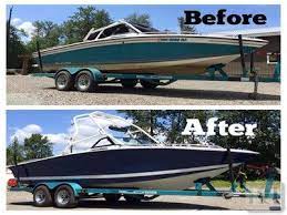 Divine Marine Can Tackle Any Fiberglass Or Gel Coat Repair Required By Our Customers Whether Repairing Rotted Transom Structura Boat Wraps Boat Building Boat