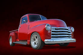 Image result for Red 1952 Truck