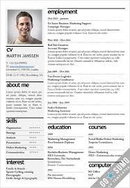 Go Sumo Cv Template Gosumocv Twitter Cv Template Curriculum Vitae Template Resume Template