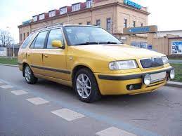 Car body tuning with diffuser. Skody Felicie Combi 1998 2001 Youtube