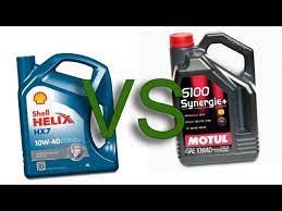 Oli apa yang cocok untuk motor anda, shell advance ax5 vs shell advance ax7 , mana yang lebih baik ? Shell Helix Hx7 10w40 Vs Motul 6100 Synergie 10w40 Test Youtube