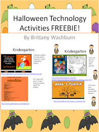 Halloween Technology Activities For Kindergarten Technology Lessons Computer Lessons Computer Lab Lessons