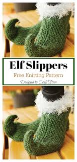 Elf Slippers Free Knitting Pattern Elf Slippers Crochet