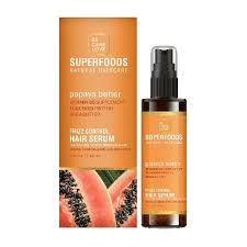 Chances are your hair needs some extra care. Be Care Love Superfoods Papaya Frizz Control Leave In Hair Serum Image Beauty