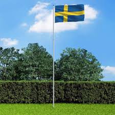 Sveriges flagga) consists of a yellow or gold nordic cross (i.e. Flag Na Shveciya I Aluminiev Flagshok 6 M Pazaruvajte Sega Bestgoodshopbg