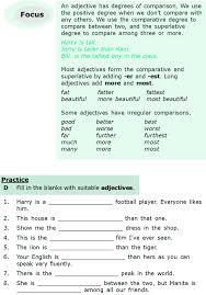 Reading comprehension the value of hard work: Grade 6 Grammar Lesson 15 Adjectives And Adverbs Comparison Grammar Lessons Adjectives Grammar
