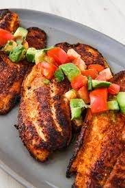 This Blackened Tilapia With Avocado Salsa Will Turn Anyone Into A Seafood Lover Recipe Fish Recipes Healthy Tilapia Recipes Fish Dinner