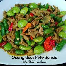 Oseng Usus Pete Buncis By Lisna Lisnawati71 Bahan Resep Masakan Sehat Makanan Resep Masakan