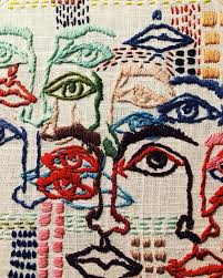 Photo 7 Of 10 In 10 Mind Blowing Textile Artists You Should Follow On Textile Artists Stitching Art Embroidery Art