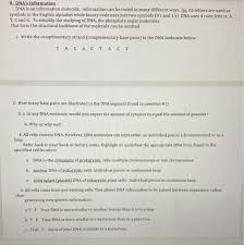 The following explanations and exercises will help you the pronunciation of individual letters and letters within words. Solved B Dna S Information Dna Is An Information Molecul Chegg Com