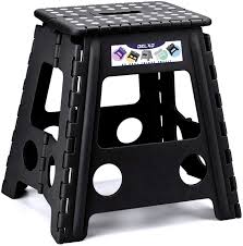 Variants exist with one, two or five legs and these various stools are referred to by some people as backless chairs. Delxo Folding Step Stool 16 Inch Plastic Folding Stool Kitchen Step Stool Non Slip Foldable Step Stool For Adults Plastic Stepping Stool Black Walmart Com Walmart Com