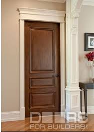 Brown Door White Frame Custom Interior Doors Wood Doors Interior Traditional Interior Doors