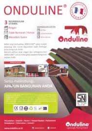 Atap Onduline Onduvilla Cv Bangun Tujuh Cahaya (021) 385 1244 penutup atap bitumen ex. atap onduline onduvilla cv bangun