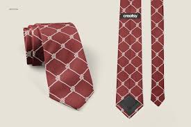 Neck Tie Mockup Set Neck Tie Customizable Labels Brochure Template Layout