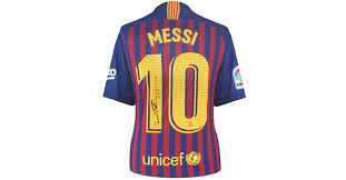 The ultimate home for fc barcelona news, transfers, rumors, signings, and all things barca and lionel messi! Football God Lionel Messi Is Auctioning Off His Barcelona Jersey