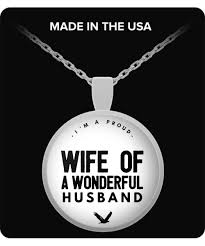 Use it to find your next watch! Round Pendant Necklace I M A Proud Wife Of A Wonderful Husband Best Christmas Gift To Yourself If You Are Proud Wife Or Gift To Someone Who Rea Buy Online In Aruba