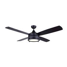 26 34 Wilkerson 4 Blade Led Standard Ceiling Fan With Remote Control And Light Kit Included Black Ceiling Fan Ceiling Fan With Light Ceiling Fan