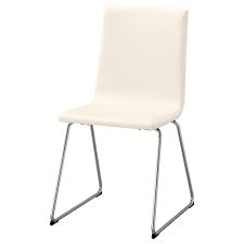 Volfgang Chair Chrome Plated Bomstad White Ikea Ikea Ikea Dining Chair
