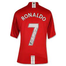 Cristiano ronaldo signed manchester united jersey. Signed Cristiano Ronaldo Manchester United 07 08 Home Jersey Cristiano Ronaldo Manchester World Soccer Shop Ronaldo