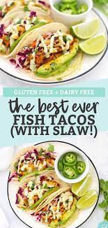 Maybe you would like to learn more about one of these? Gluten Free Fish Tacos With Honey Lime Cilantro Slaw The Best Fish Taco Recipe Perfectly Cooked Fish With An Easy Cabbage Slaw That Slaw Fish Tacos Produce